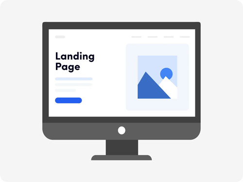 Landing Page infographic